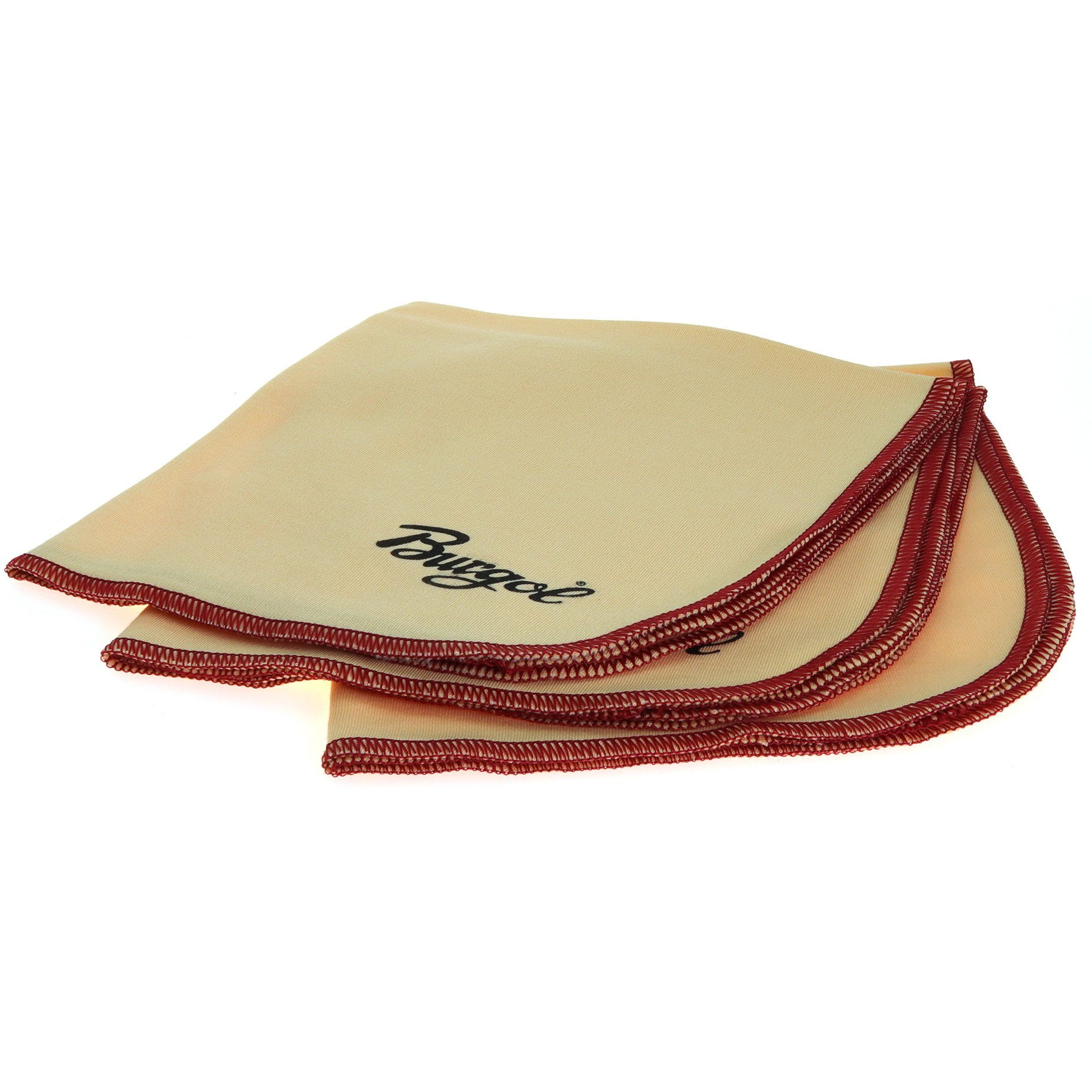 Burgol Burgol Premium Poliertücher im 3er-Set 40x40cm Schuhputztuch