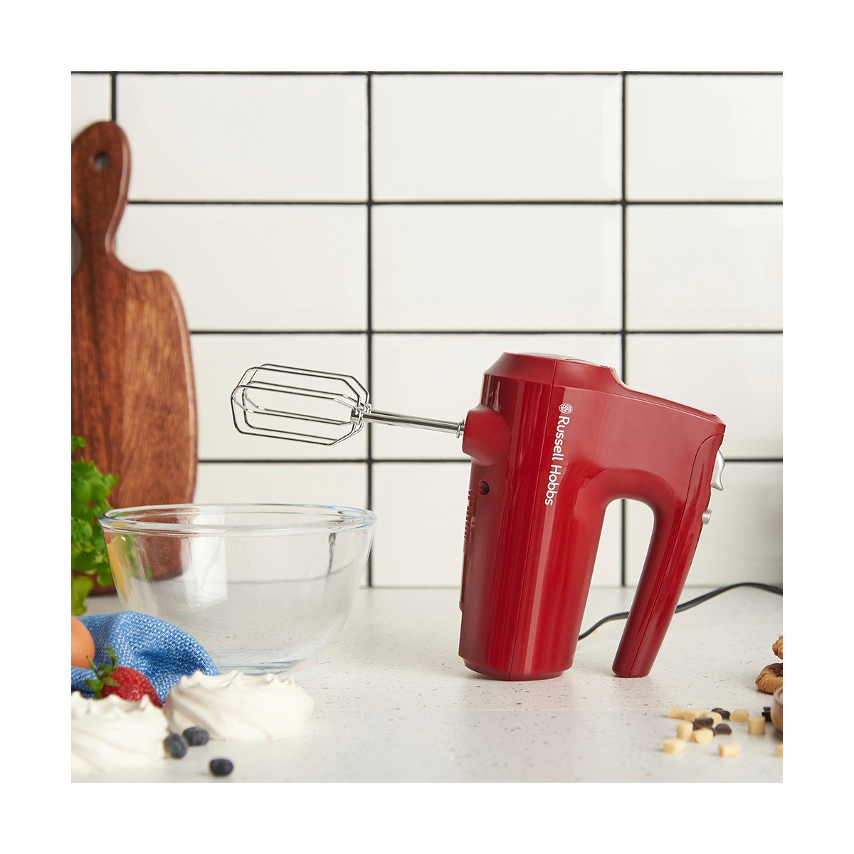 RUSSELL HOBBS Handmixer RUSSELL HOBBS Handmixer Desire Red 27152-56, 350 W