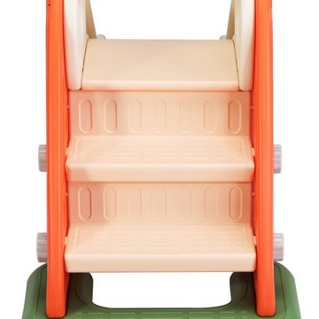 Baby Vivo Indoor-Rutsche Kinderrutsche / Rutsche - Karotte in Orange