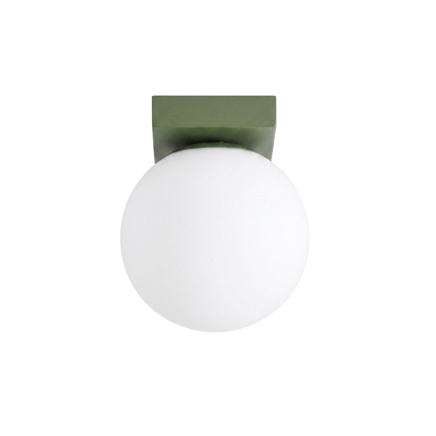 SOLLUX lighting Deckenleuchte Deckenleuchte YOLI 1 olivgrün, Nicht enthalten