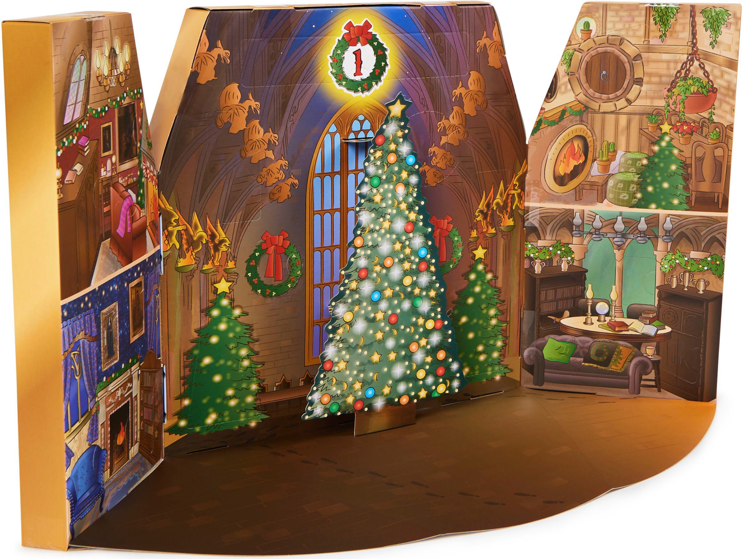 Magical Wizarding Harry Potter Spielzeug-Adventskalender World Adventskalender 2023 Master Spin Minis
