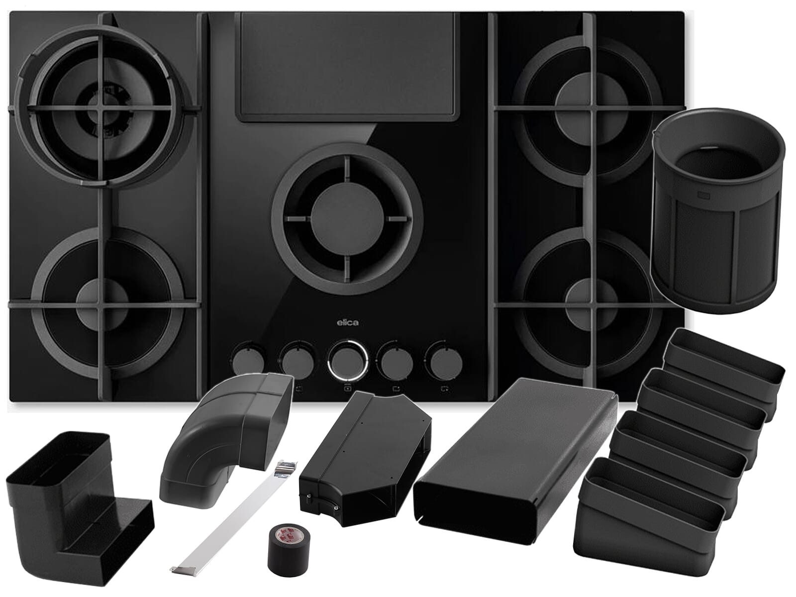 Elica Kochfeld mit Dunstabzug PRF0196341 + KIT0199835