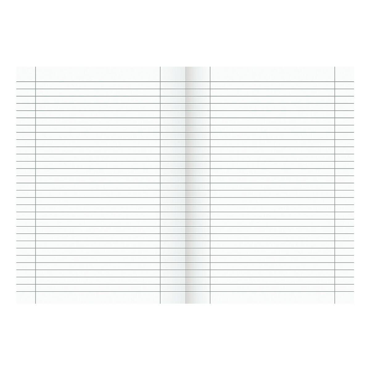 BRUNNEN Schulheft Recycling, A4, liniert (Lineatur 27), mit Innen-/ Außenrand, 16 Blatt