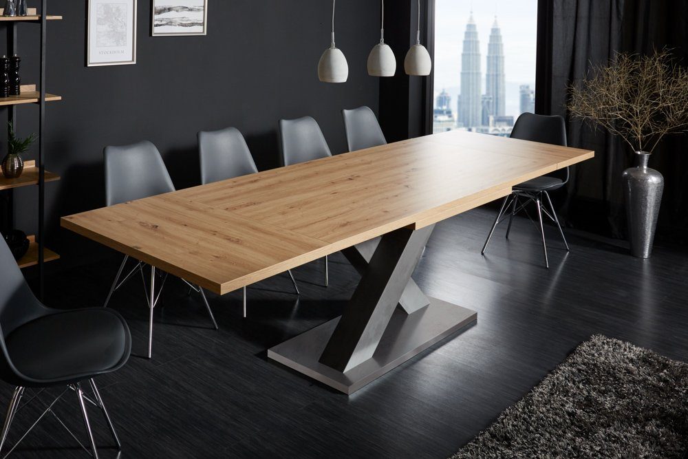 riess-ambiente Esstisch MONTREAL 180-280cm natur / grau (Einzelartikel, 1-S günstig online kaufen