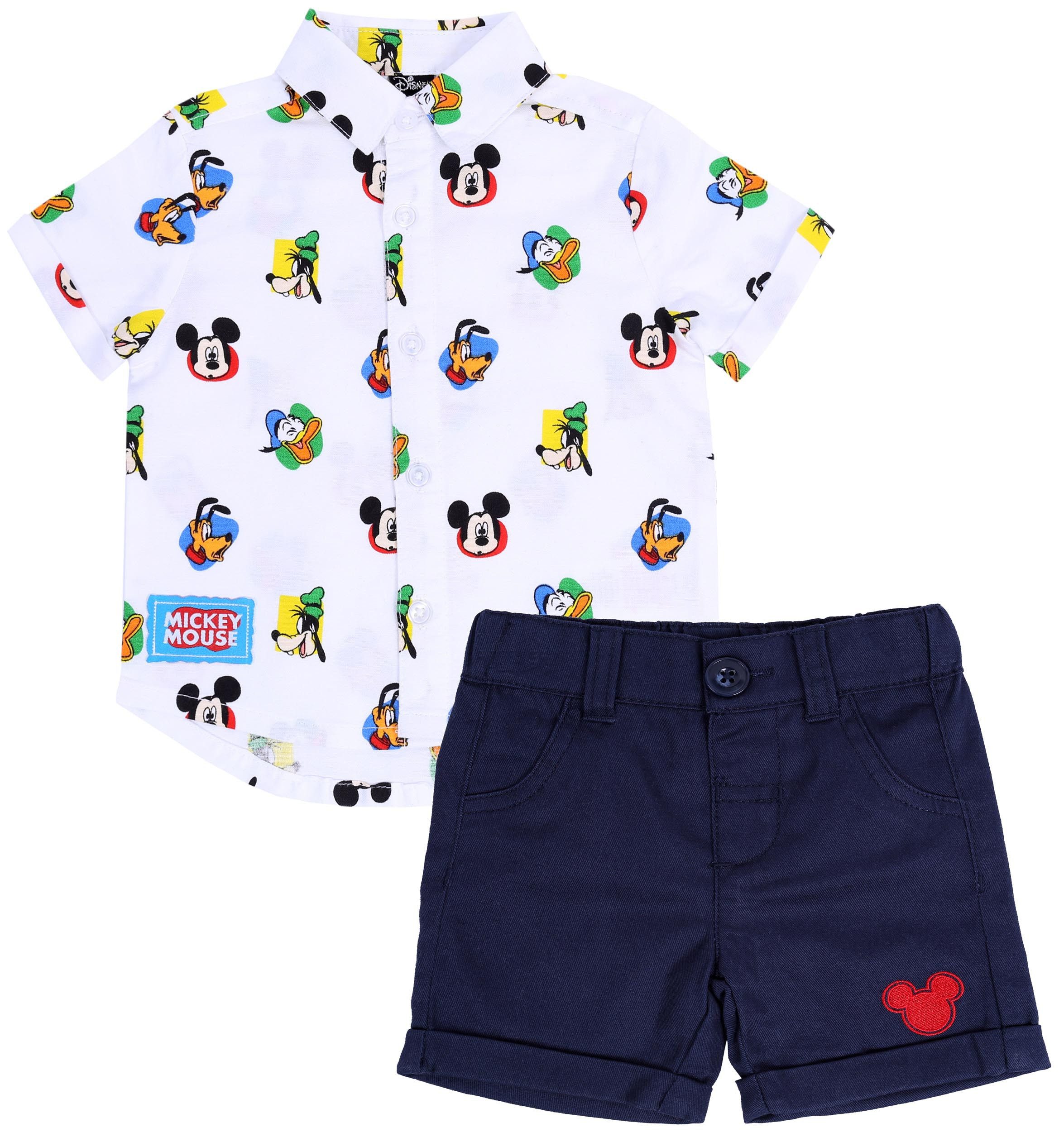 T-Shirt & Shorts Hemd + Shorts Mickey Mouse DISNEY 3-6 Monate