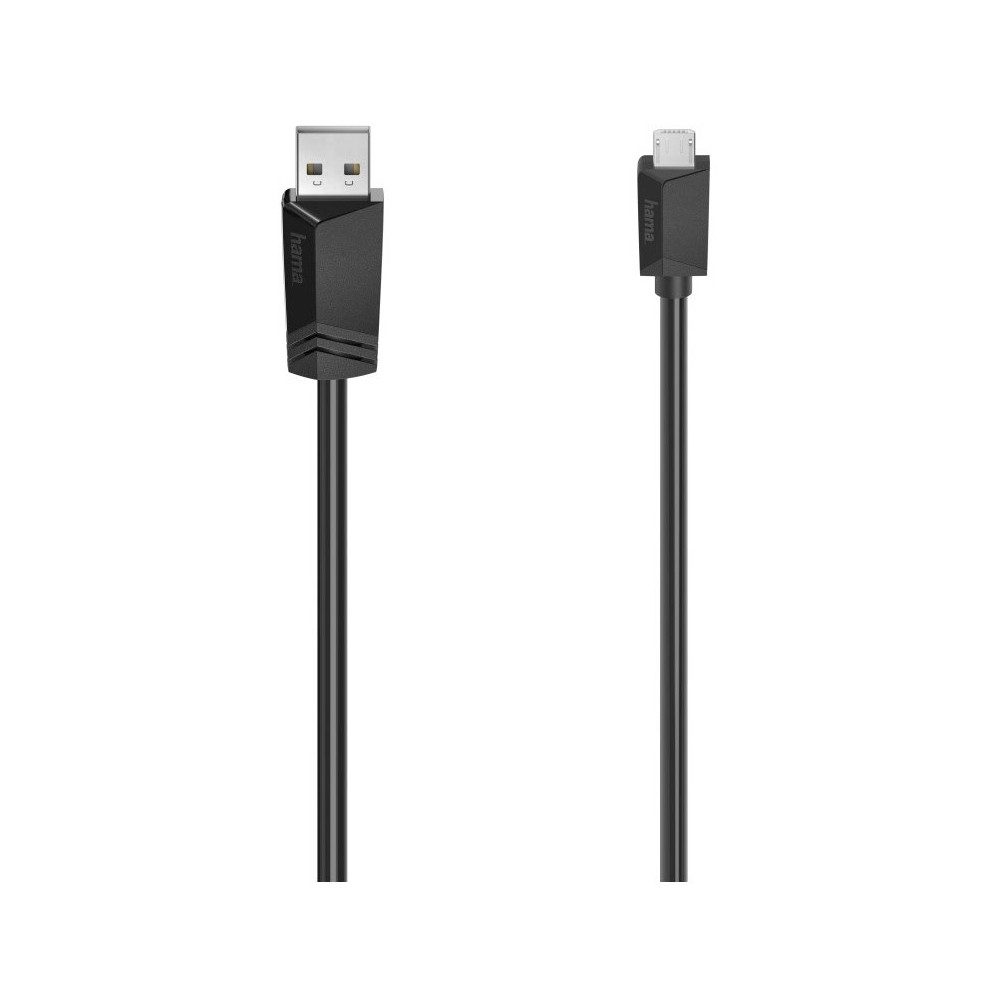 Hama Hama Micro-USB 2.0 Kabel 1,5m schwarz - Kabel USB-Kabel, USB, Kabel, Rundkabel