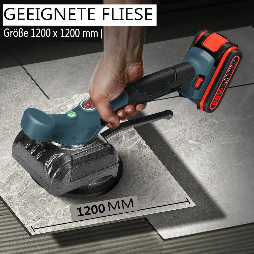 Thumbnail - Insma Akku-Multifunktionswerkzeug, 1000 W, Elektrische Fliesenmaschine Fliesenwerkzeug 12000 U/min, 6 Gang Fliesenvibrat...