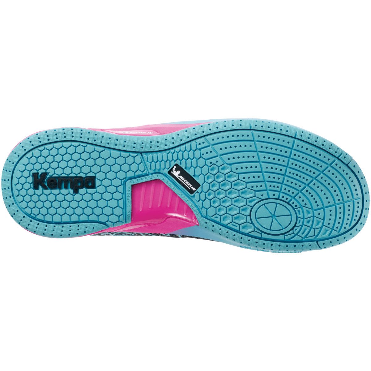 Kempa Hallen-Indoorschuhe Attack One 2.0 schwarz/aquablau Herren Badmintons günstig online kaufen