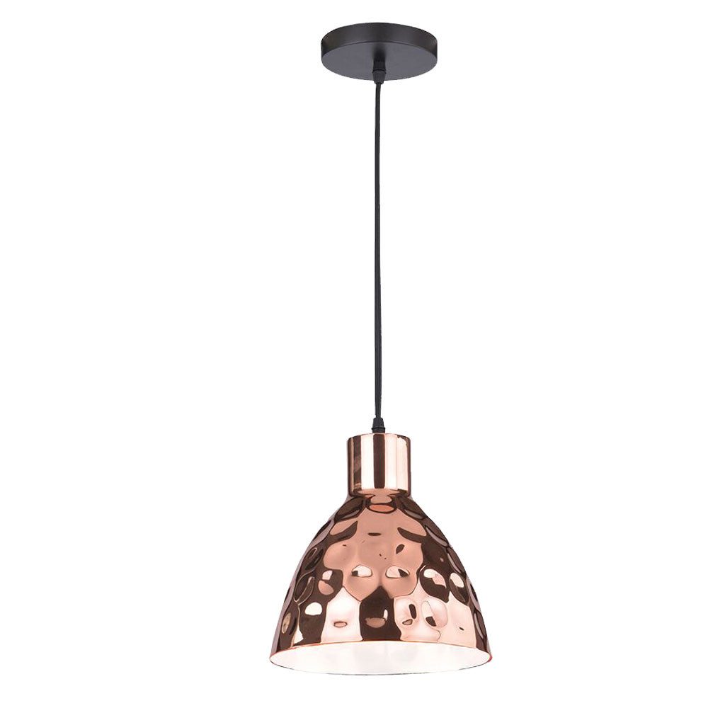 V-TAC Deckenleuchte, Leuchtmittel nicht inklusive, Decken Lampe Hänge Beleuchtung Retro Ess Zimmer Hammerschlag