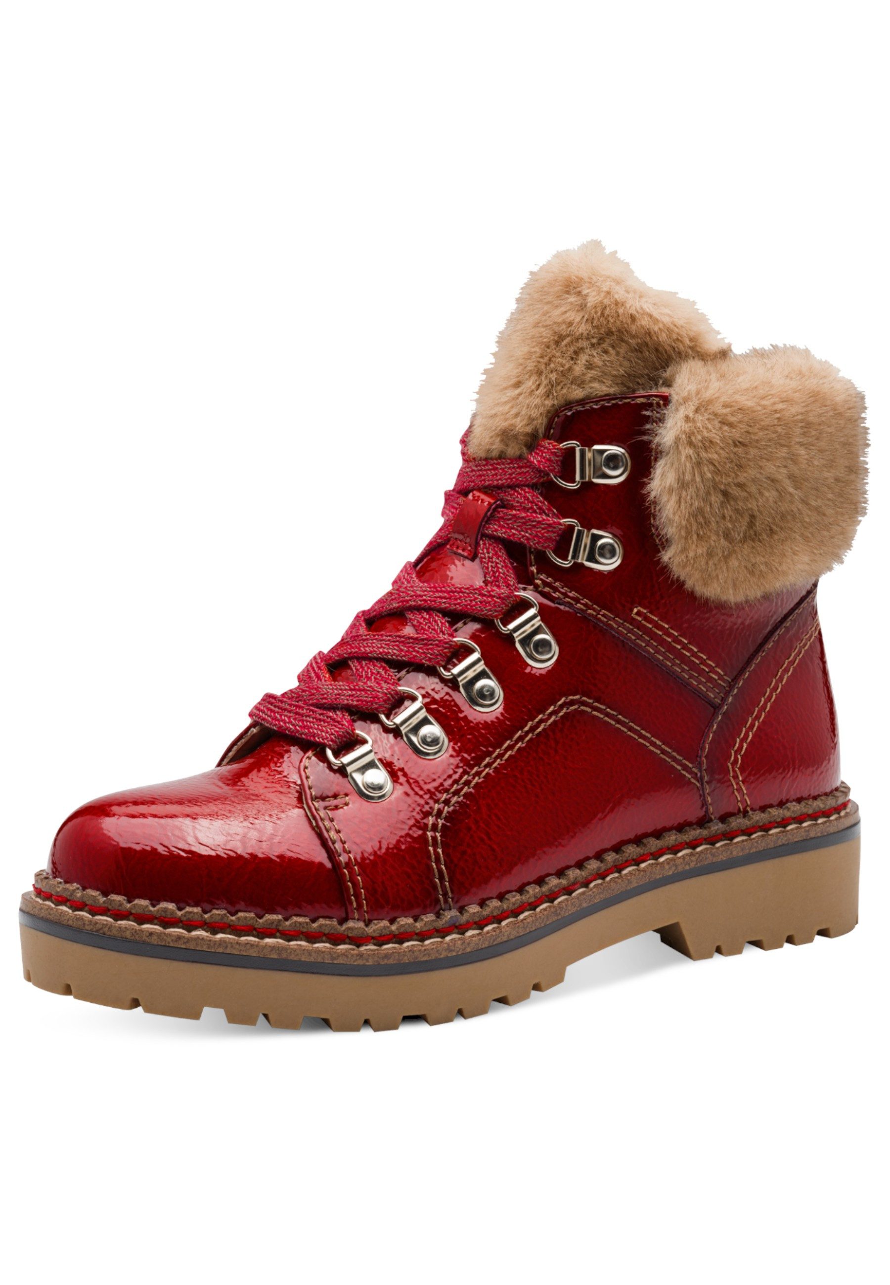 Tamaris 1-26264-43 524 Red Patent Stiefelette