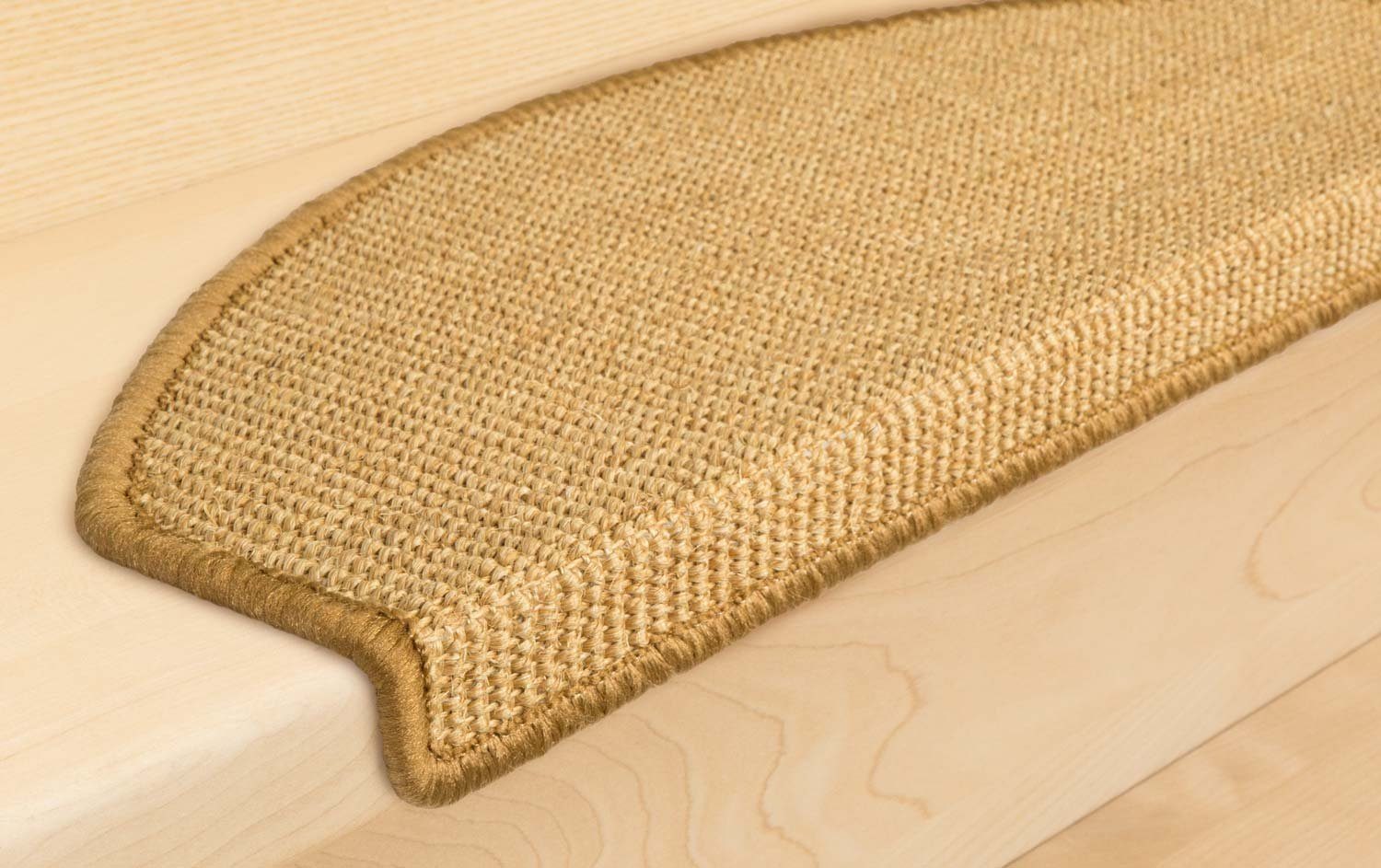 Metzker® Stufenmatte Stufenmatten Sisal New Halbrund Einzen und SparSet's, halbrund, Höhe: 6 mm, Naturprodukt – Bild 4 von 5