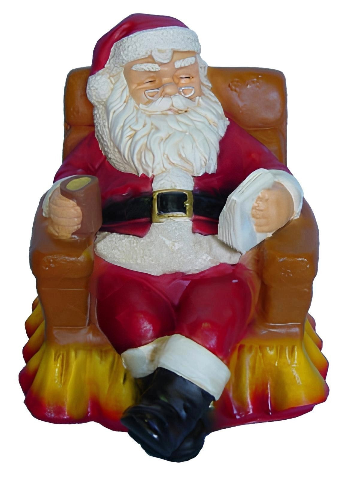 Xlmoebel Weihnachtsfigur Xlmoebel Weihnachtsmann Figur aus Kunststoff und Acryl (Weihnachtsmann), Hergestellt in Europa