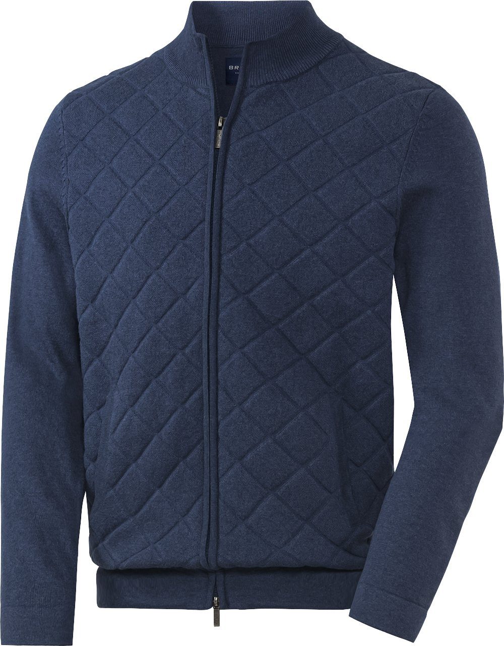 Brühl Rautenstrickjacke hautsympathisch dank reiner Baumwolle günstig online kaufen