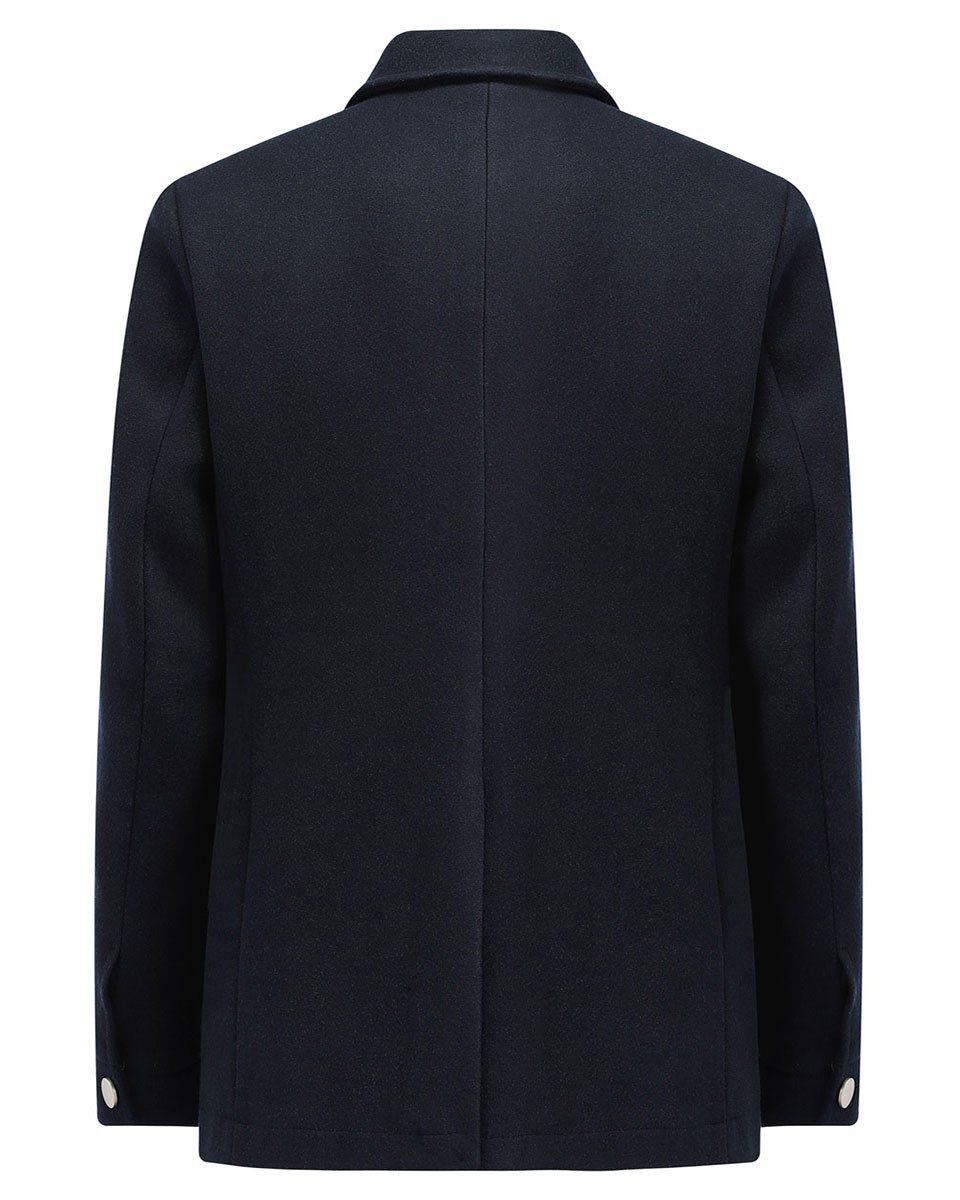 Allthemen Wollmantel mit Reverskragen klassisch Herren Kurzmantel lässiger günstig online kaufen