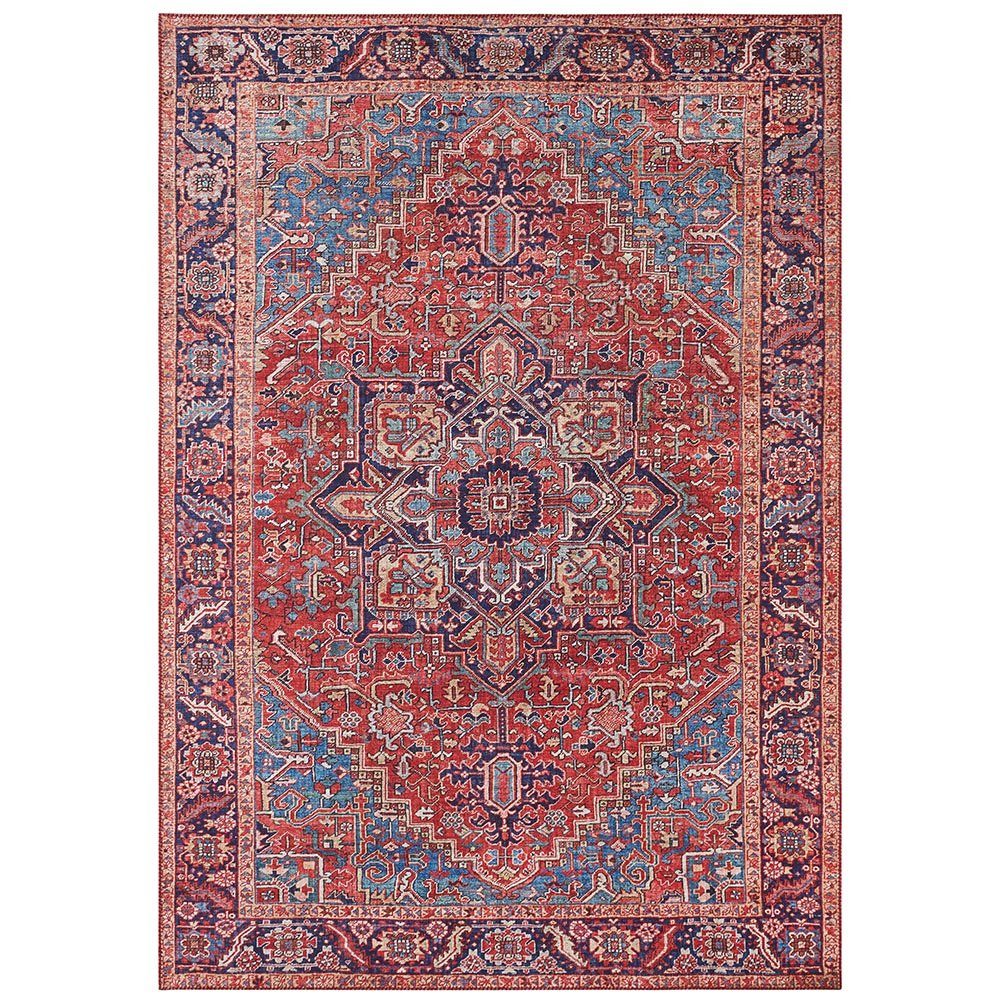 NOURISTAN Teppich Vintage Teppich Amata Orientrot, rechteckig, Höhe: 5 mm