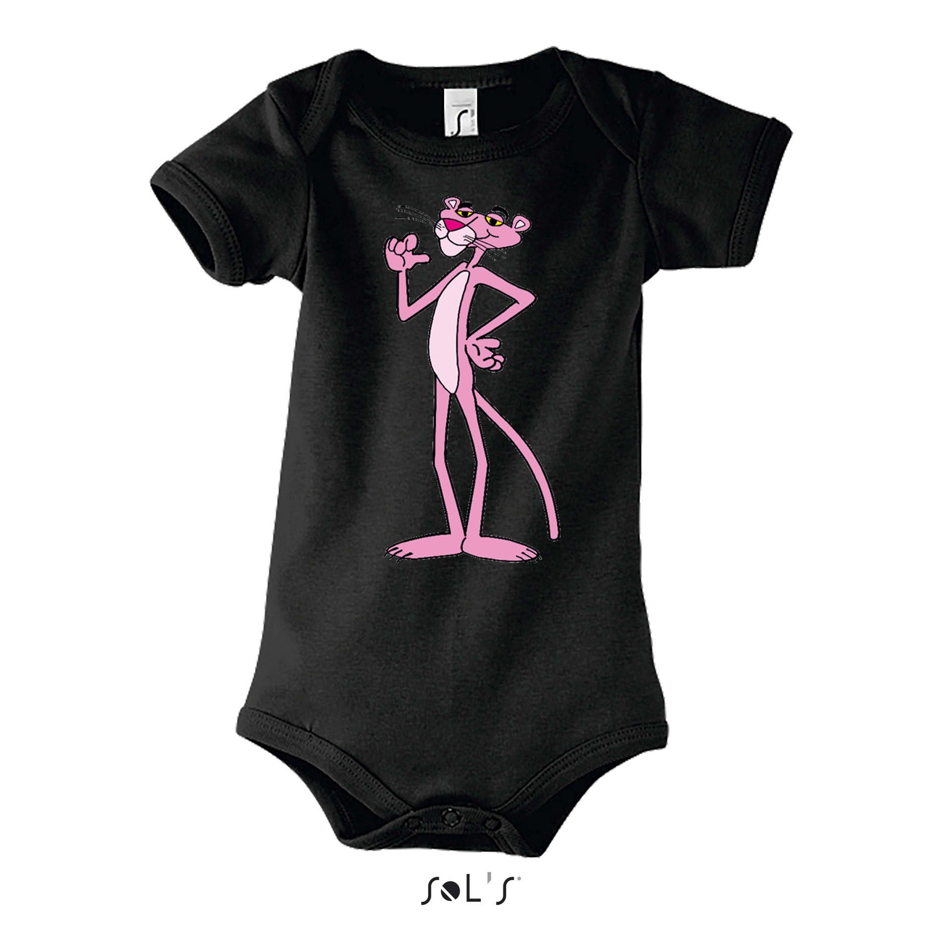 Blondie & Brownie Strampler Baby Pinkphanter Kinder mit Druckknopf