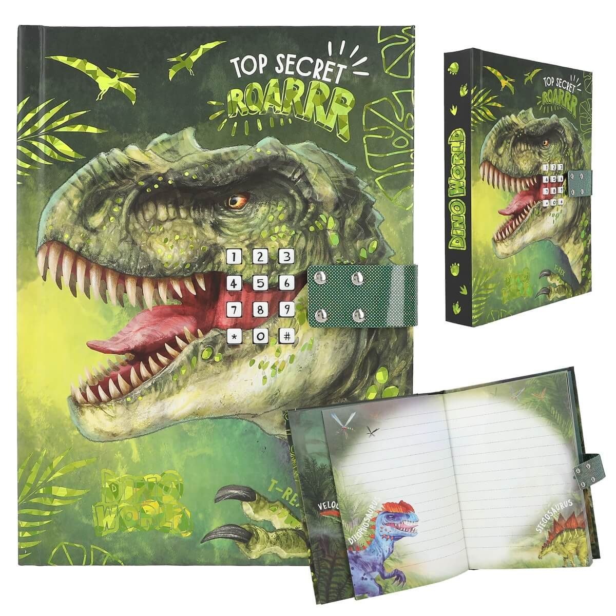 Depesche Tagebuch Dino World Geheimcode Tagebuch mit Sound