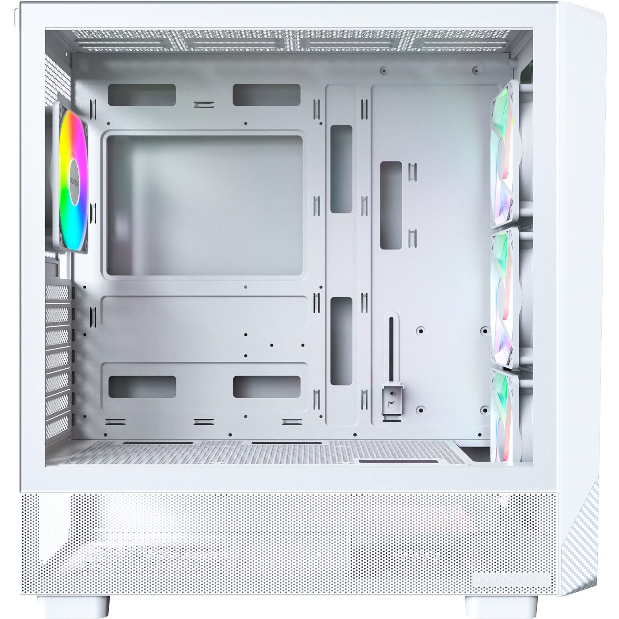 MONTECH PC-Gehäuse Montech X5, Tower-Gehäuse, (Tempered Glass)