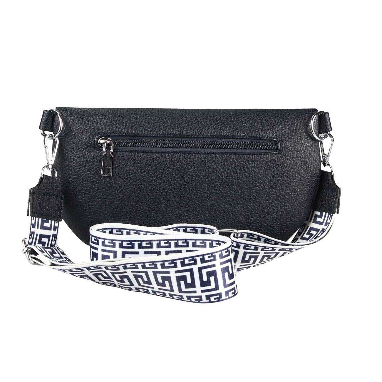 ITALYSHOP24 Bauchtasche Damen Gürteltasche Umhängetasche CrossBody günstig online kaufen