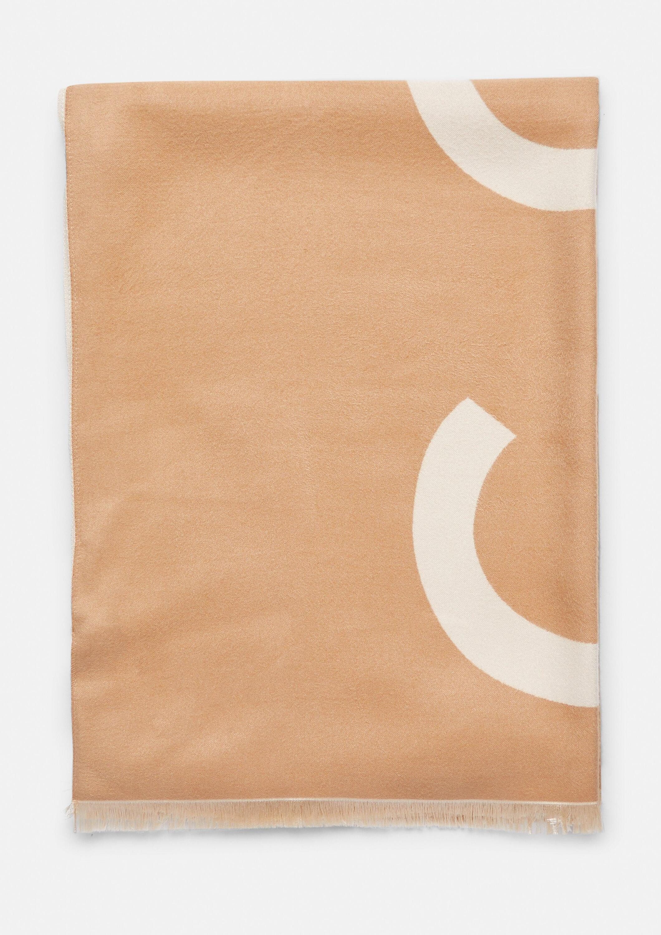 comma Schal Tuch, Tuch aus Viskosemix mit Fransen günstig online kaufen