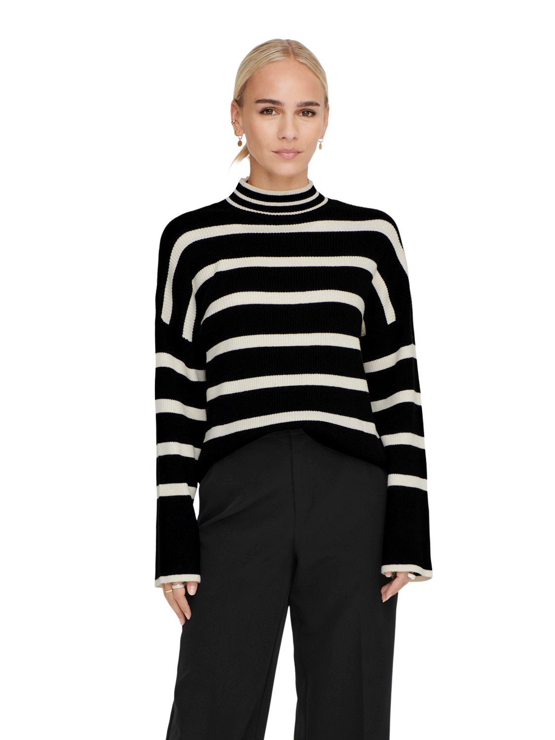 ONLY Strickpullover ONLIBI HIGHNECK aus Viskosemix