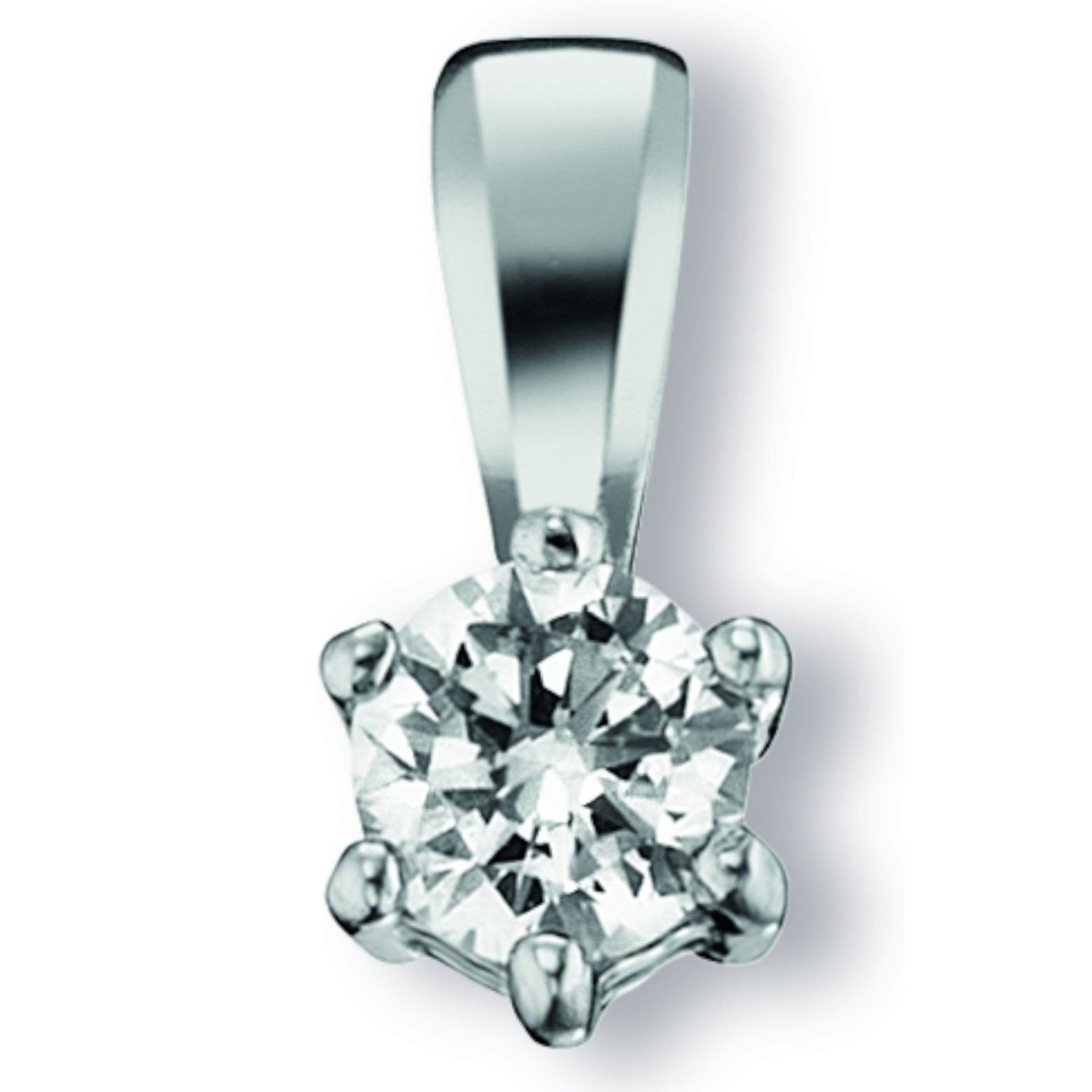 Kettenanhänger Zirkonia Anhänger aus 925 Silber