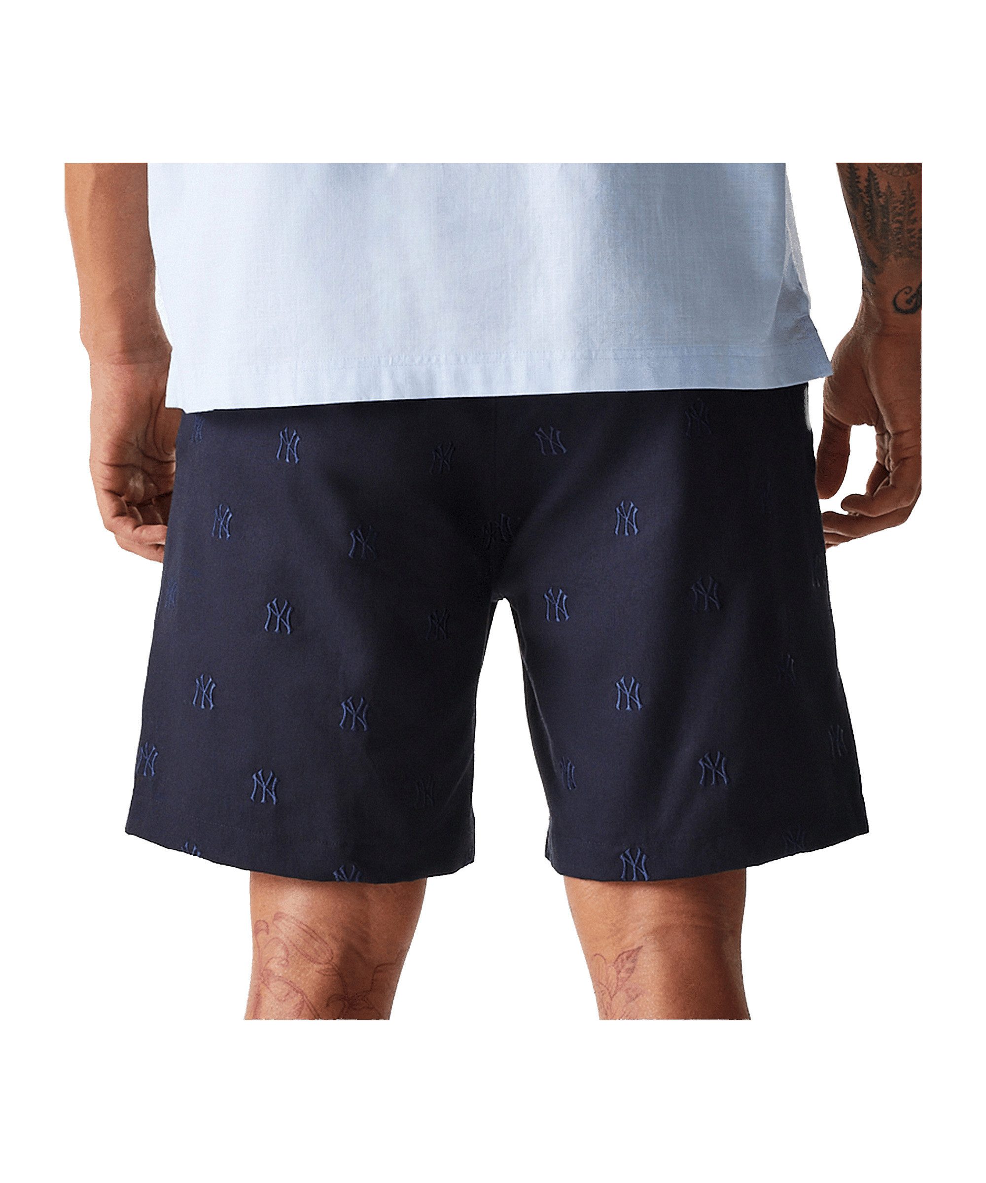 New Era Jogginghose New Era MLB New York Yankees Monogram Short Shorts