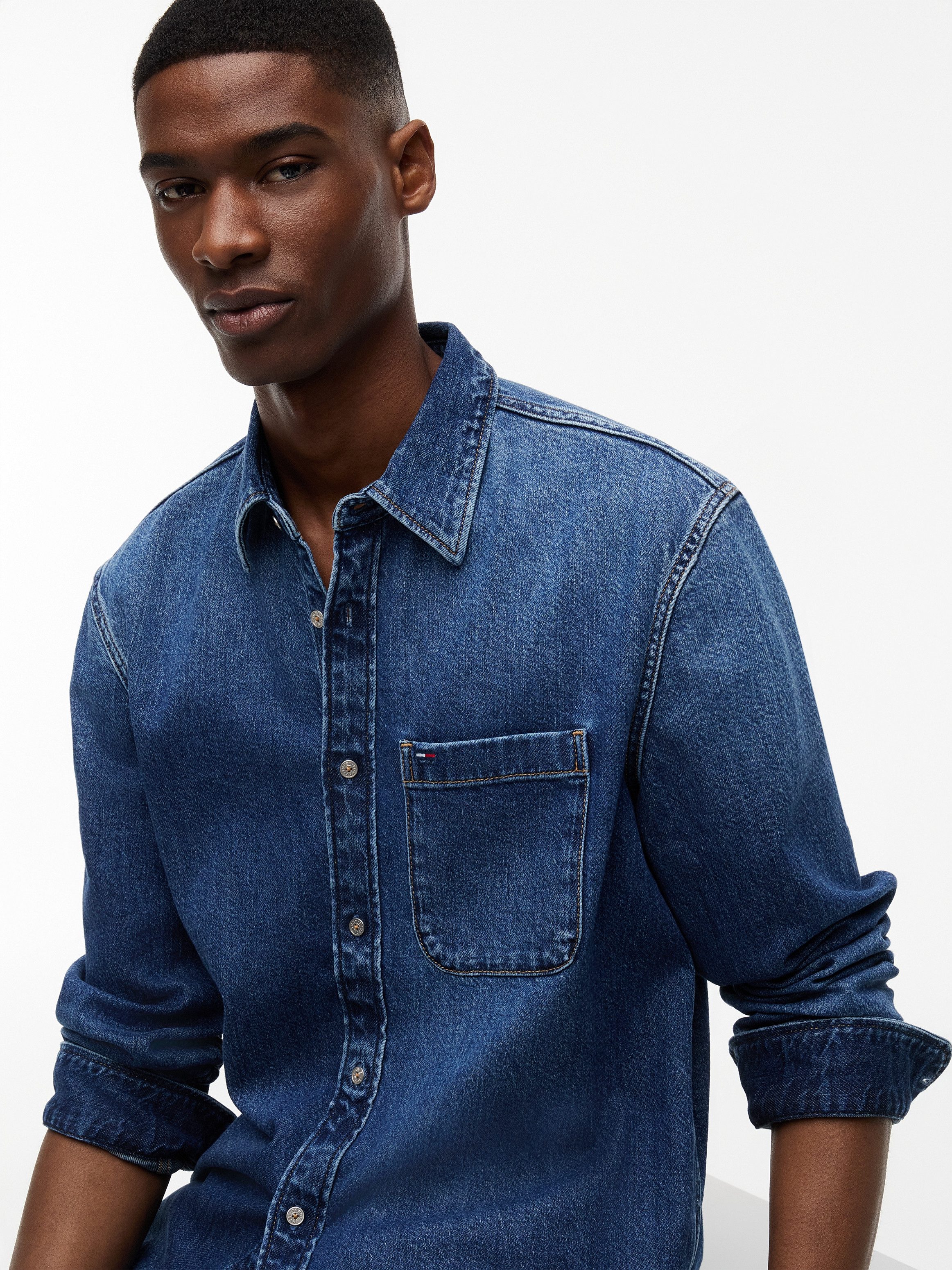 Tommy Jeans Jeanshemd REGULAR DENIM
