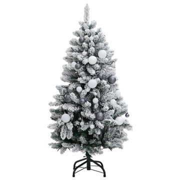 vidaXL Künstlicher Weihnachtsbaum Künstlicher Weihnachtsbaum Klappbar 150 LEDs Kugeln 120 cm