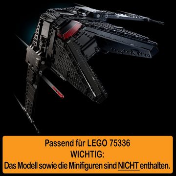 AREA17 Standfuß Acryl Display Stand für LEGO 75336 Inquisitor Transport Scythe (verschiedene Winkel und Positionen einstellbar, 1 St., zum selbst zusammenbauen), 100% Made in Germany