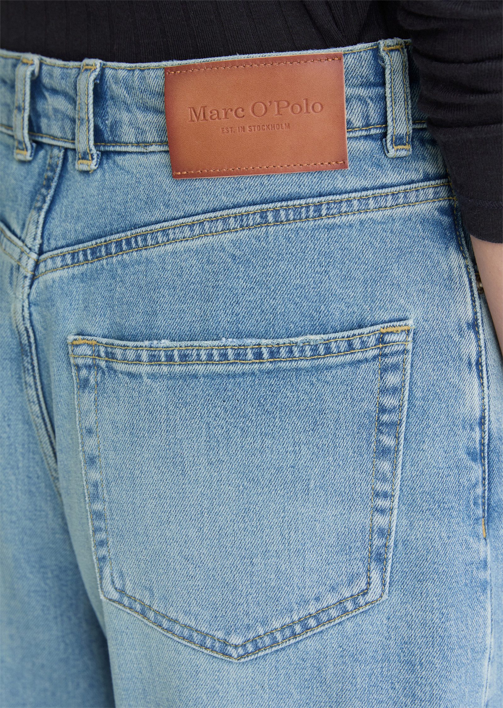 Marc O'Polo 5-Pocket-Jeans barrel cropped, hohe Leibhöhe