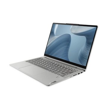 Lenovo IdeaPad Flex 5, fertig eingerichtetes Business-Notebook (35,60 cm/14 Zoll, Intel Core i5 1235U, Intel Iris Xe Graphics, 500 GB SSD, #mit Funkmaus +Notebooktasche)