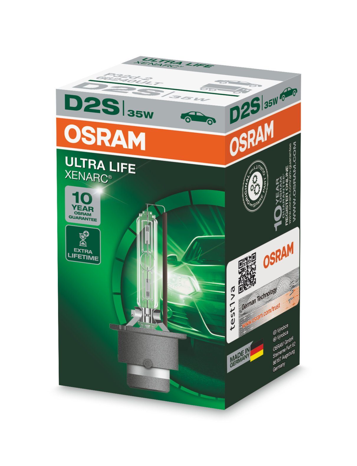 P32d-2 Faltschachtel) D2S 35 (1er W LIFE Spezialleuchtmittel ULTRA OSRAM Osram XENARC