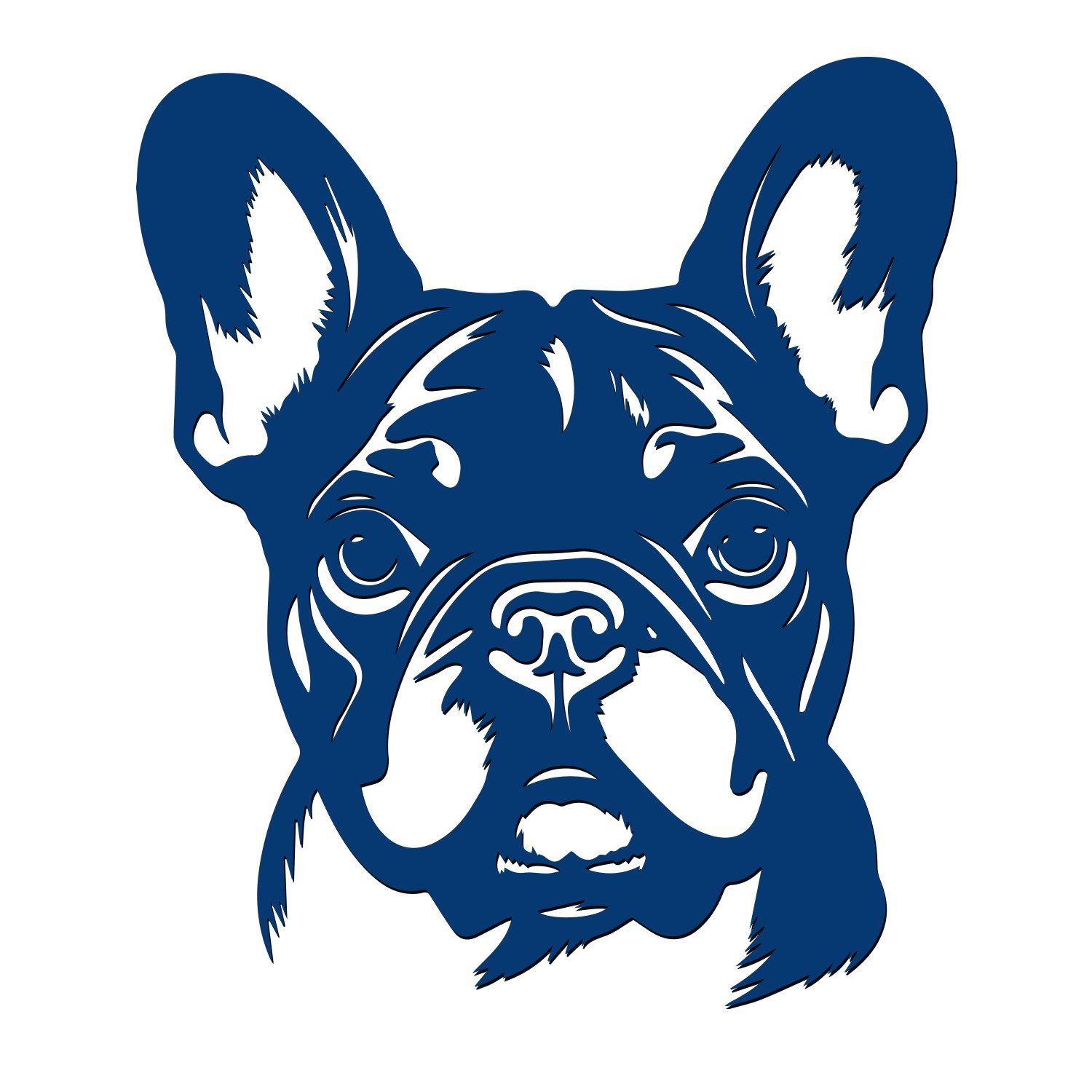 Namofactur Wandtattoo Französische Bulldogge Wandtattoo