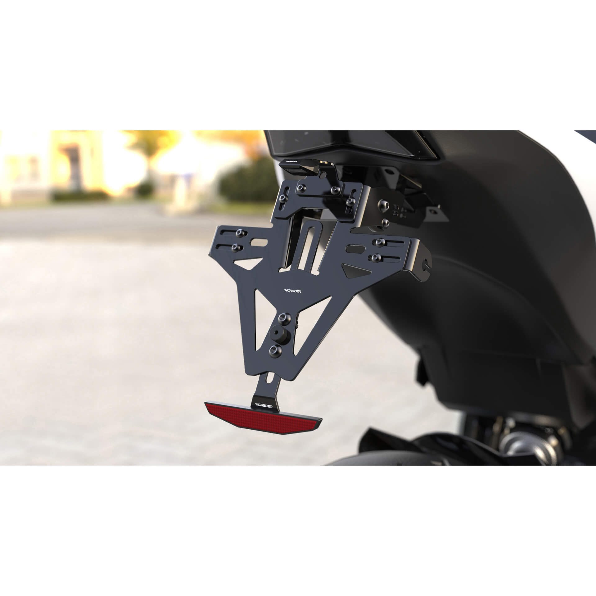 Highsider Motorradhose AKRON-RS PRO, Kennzeichenhalter Universal Typ 4, inkl. Kennzeichenbel