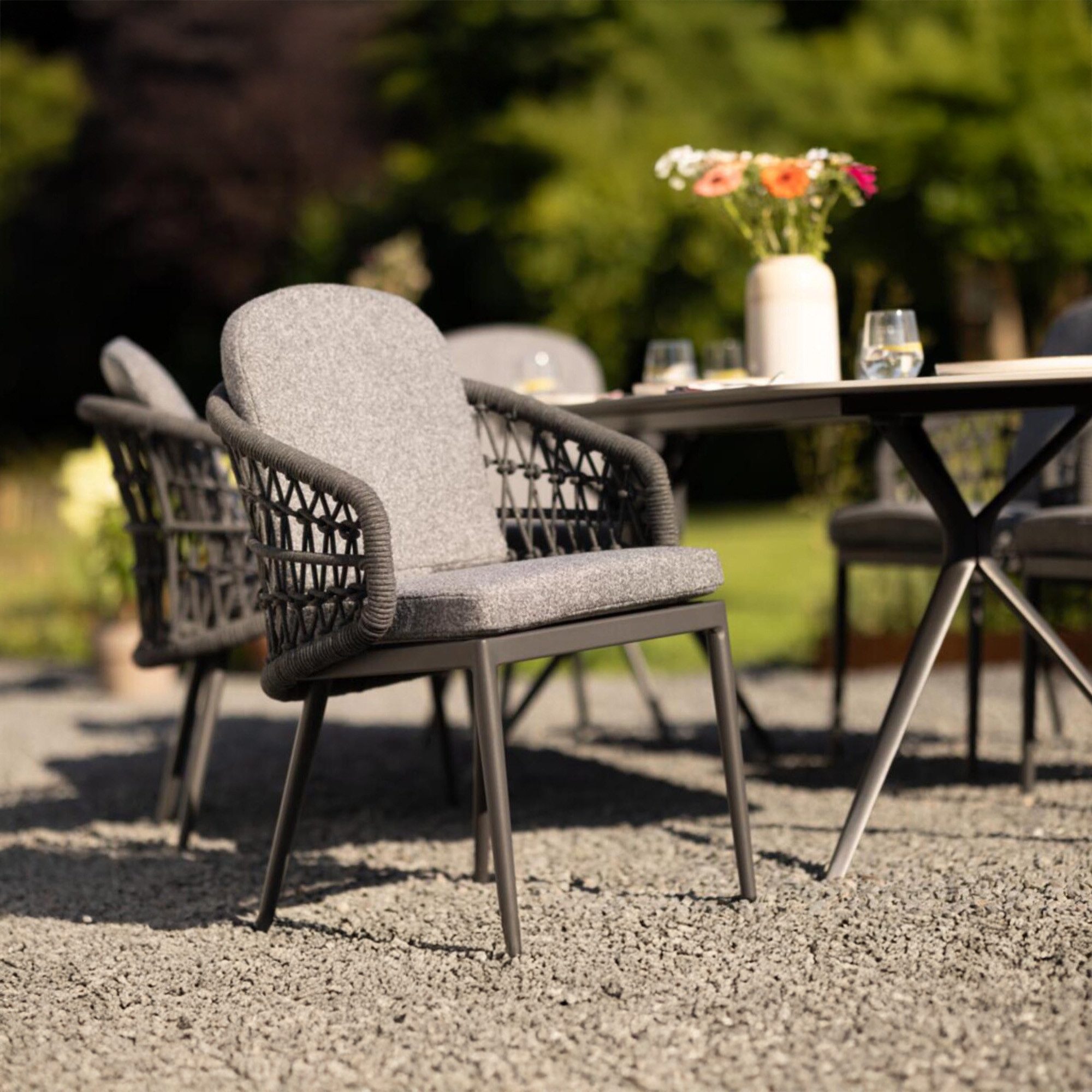 Interliving Gartenstuhl 7012, UV-beständig, Wetterbeständig, regenabweisend