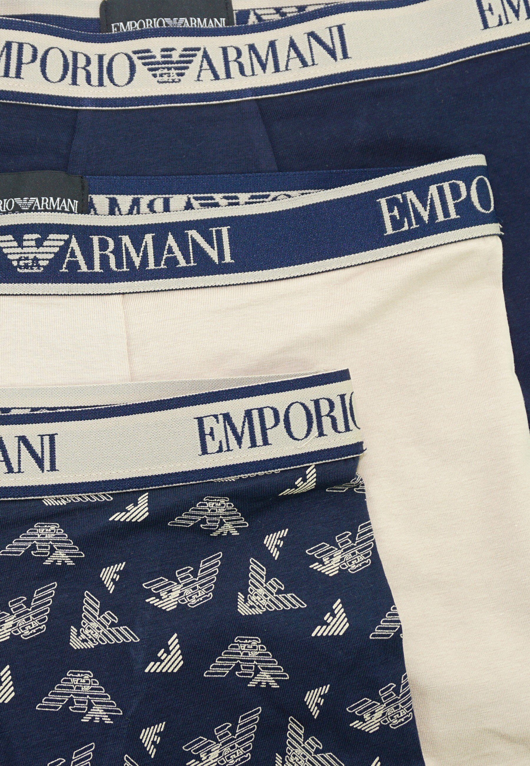 (3-St) Emporio Armani Boxer Knit Pack Boxershorts 3 Shorts