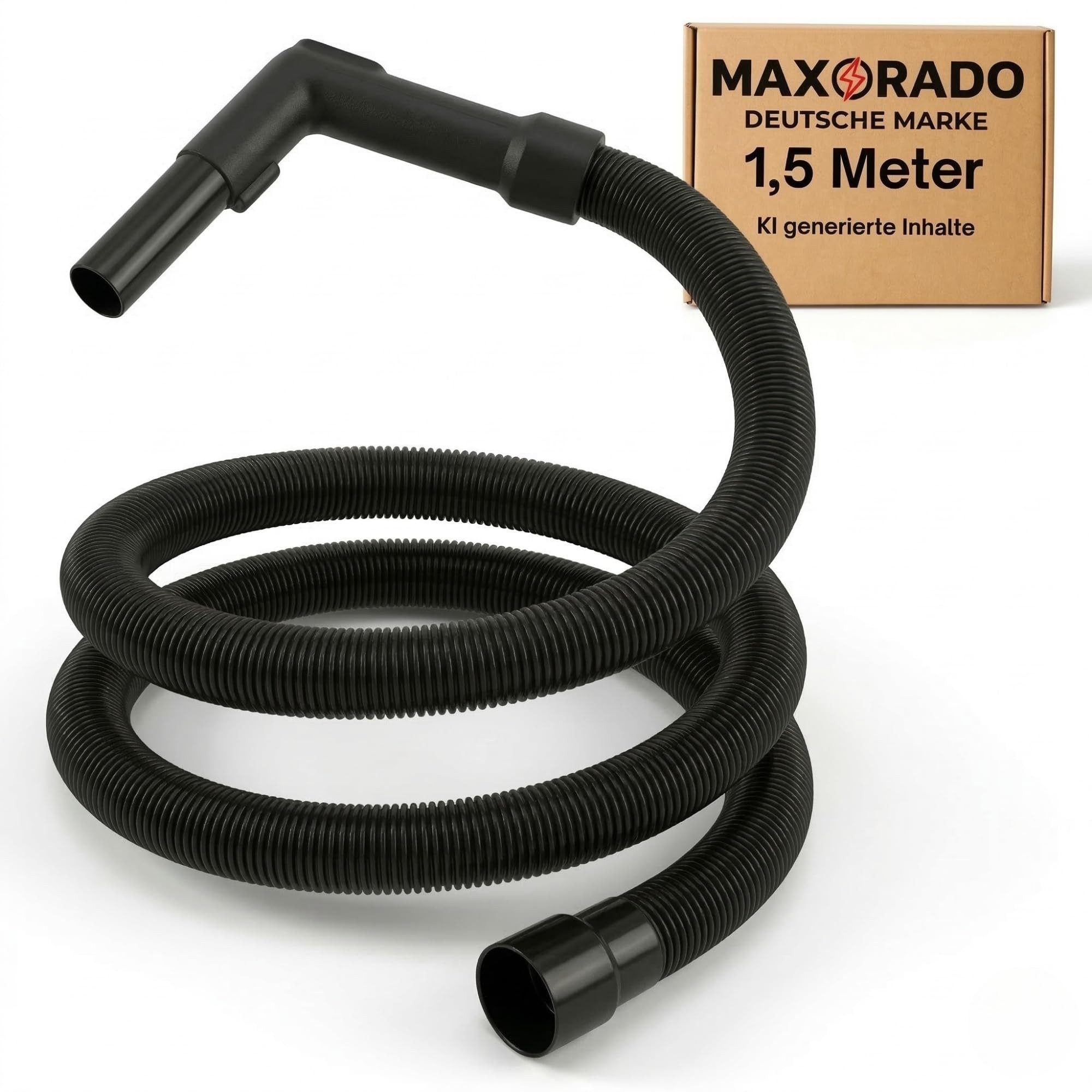 Maxorado Staubsaugerschlauch Staubsaugerschlauch 1,5m passend für 58mm Nilfisk Aero Alto Würth ISS, Zubehör für Einhell TE-VC TC-VC TH-VC Schlauch Zubehör, Passend für Mirka Eibenstock Makita VC Serie Staubsauger