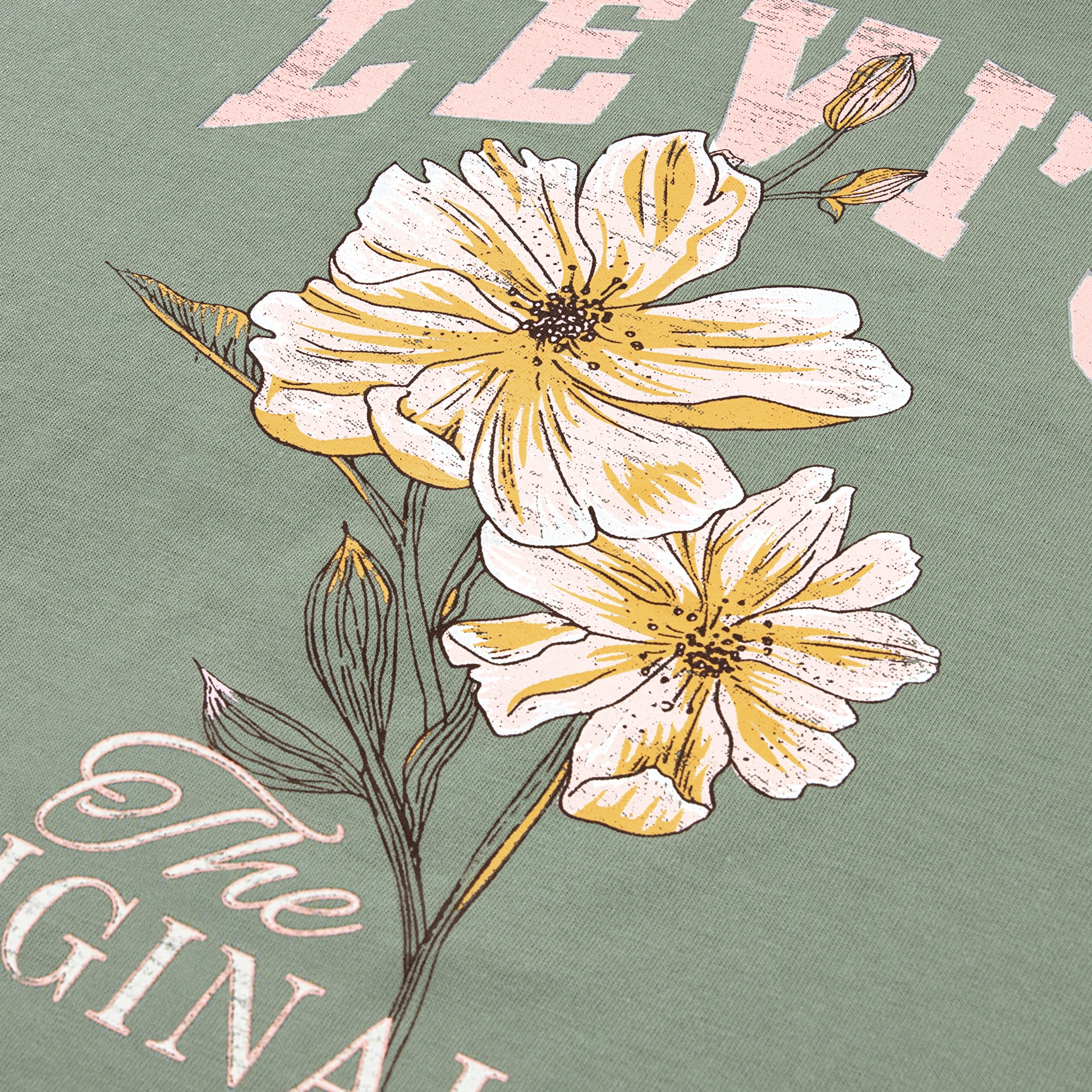 Levi's® Kids T-Shirt LVG FLOWER MARKET OVERSIZED TE mit Flower-Print