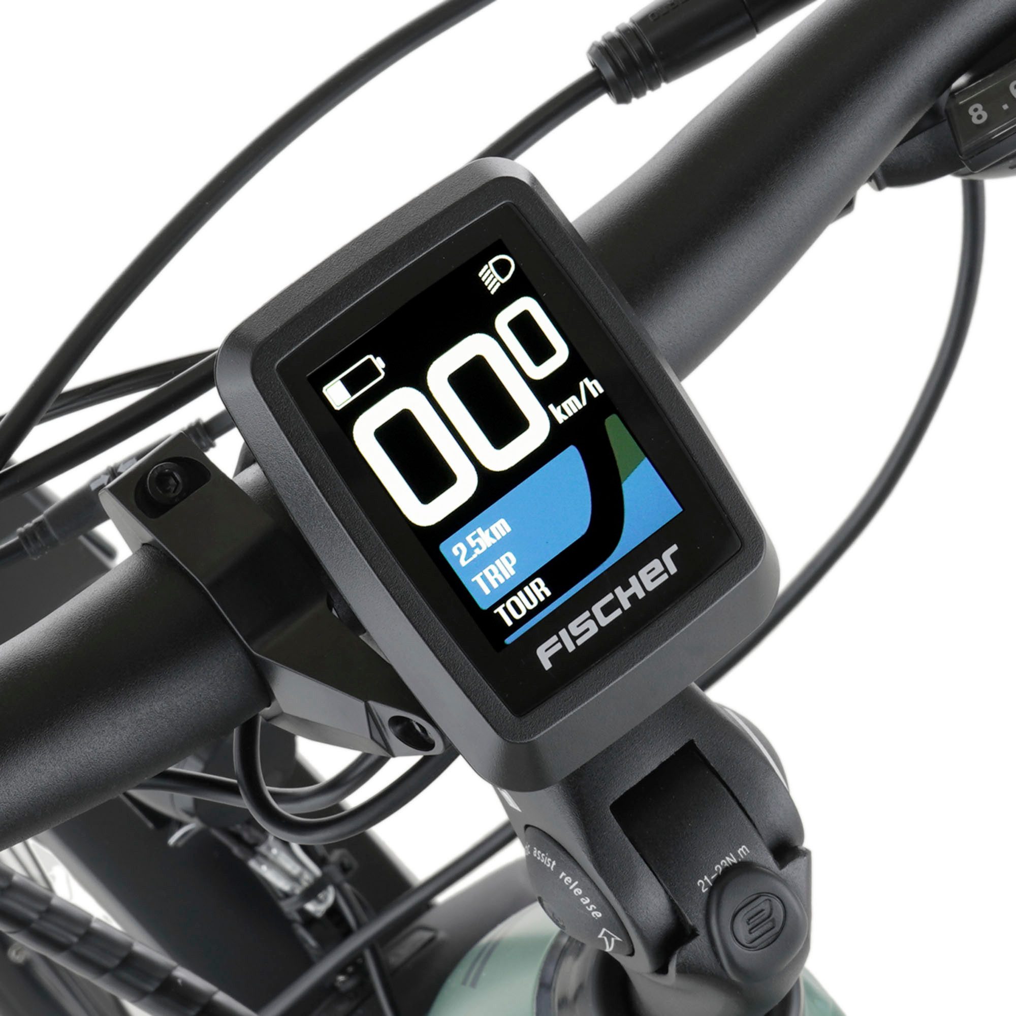 FISCHER Fahrrad E-Bike Trekkingrad VIATOR 2.1 459, 8 Gang Shimano ACERA Schaltwerk, Heckmotor, 459 Wh, (mit Akku-Ladegerät, mit Werkzeug), Pedelec, Elektrofahrrad für Damen und Herren