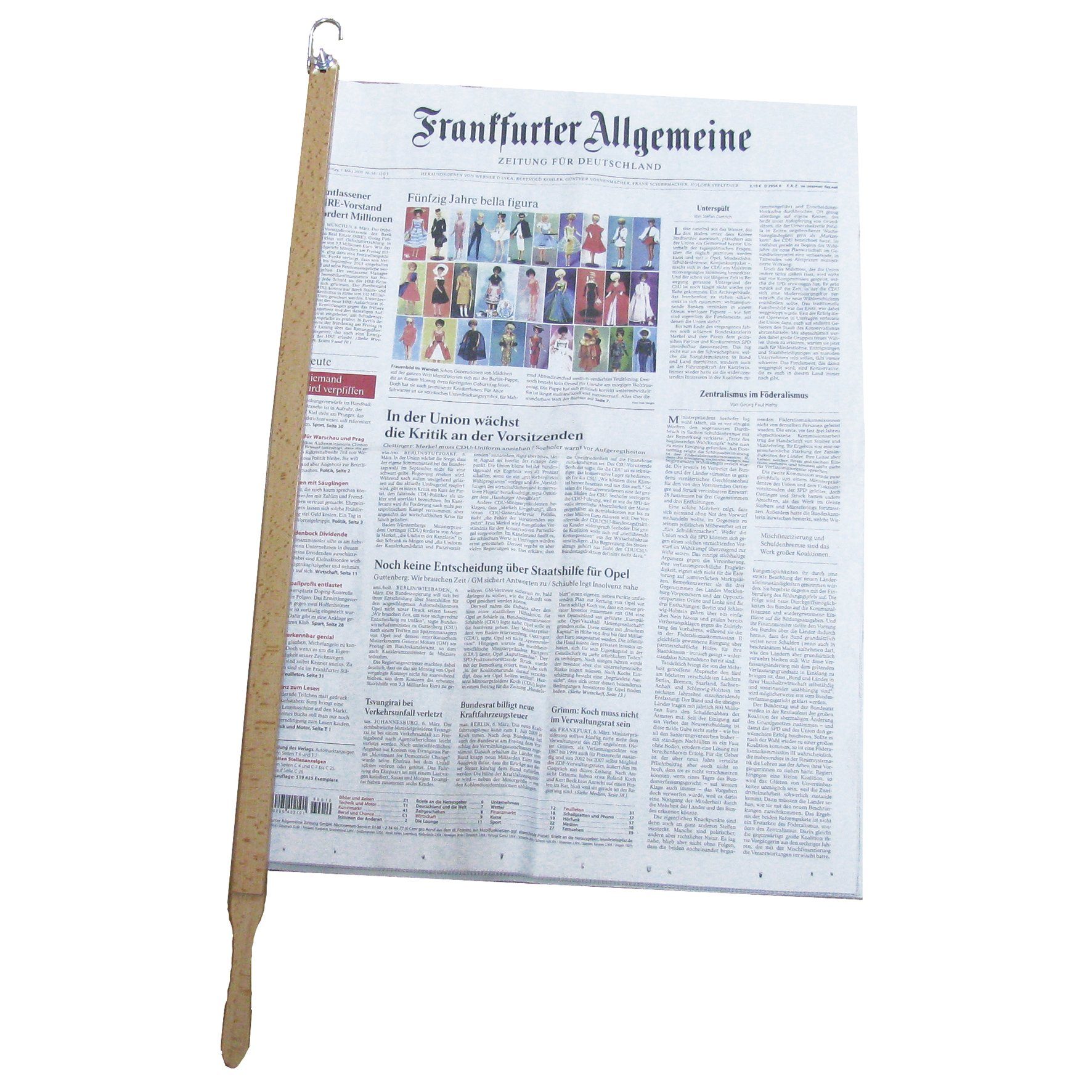 BigDean Zeitungsständer Zeitungshalter Primus Buche natur günstig online kaufen