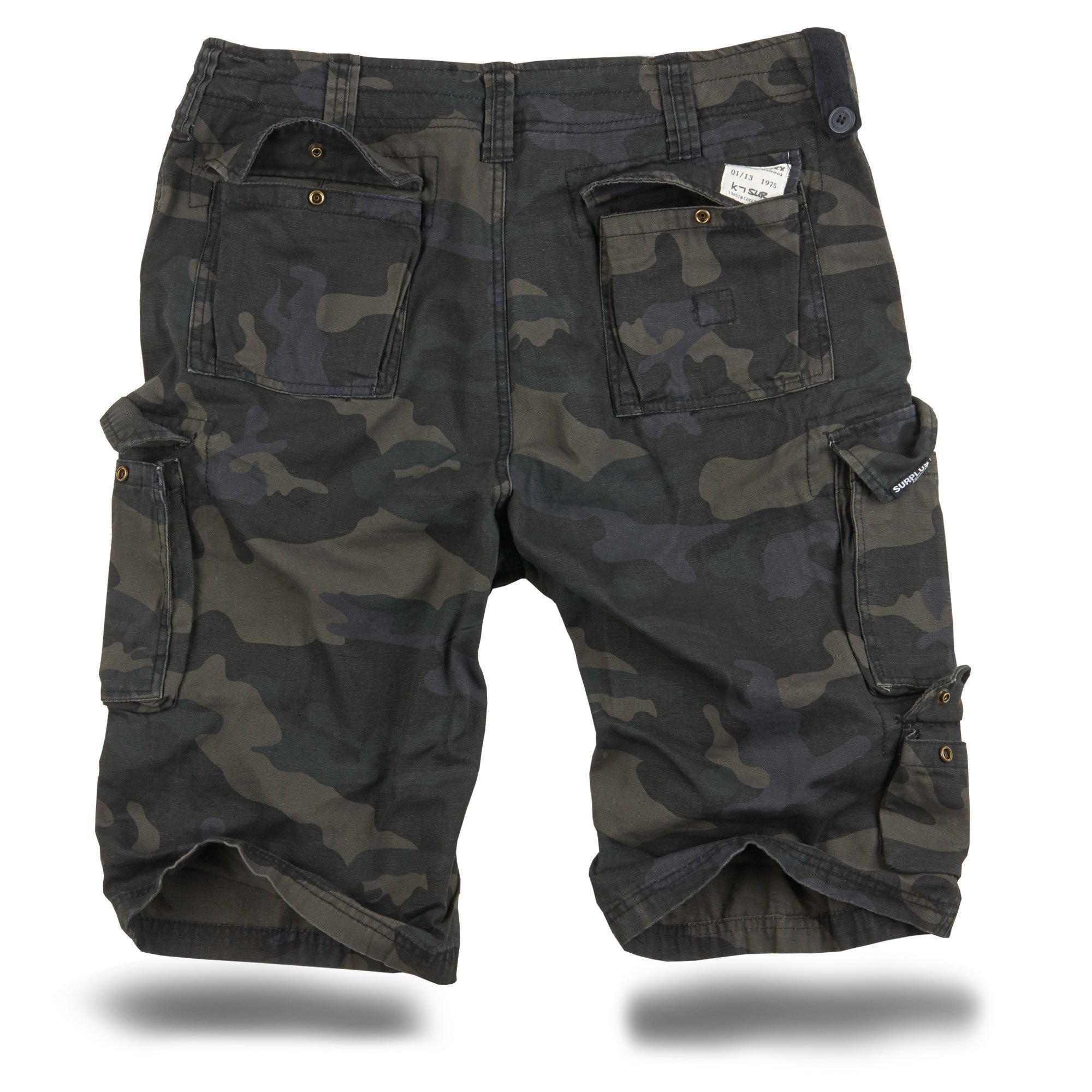Trooper Cargoshorts Trooper Bermuda Baumwolle Sommer Shorts Kurze Hose Army günstig online kaufen