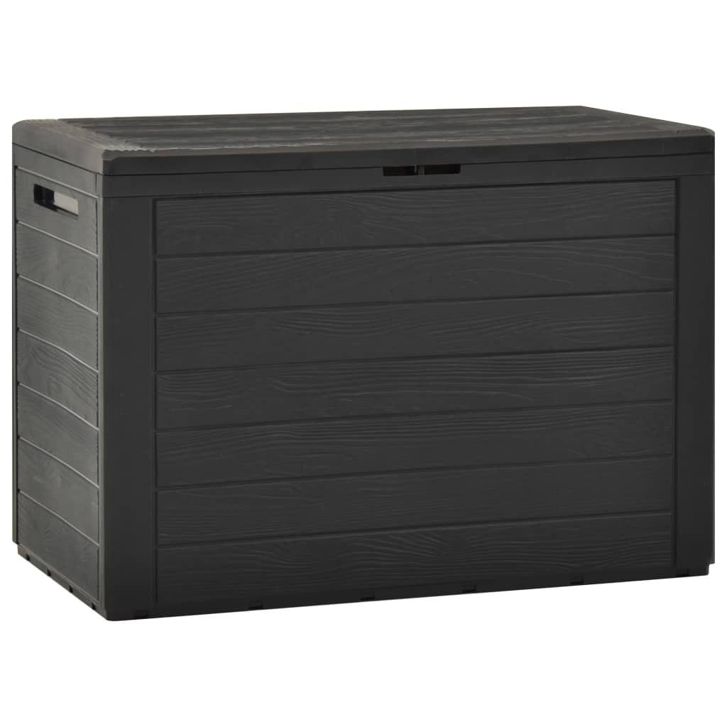 vidaXL Auflagenbox NA Gartentruhe Kissenbox Kissentruhe Auflagenbox Anthrazit 78x44x55 cm
