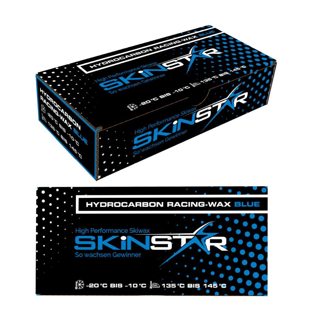 SkinStar Ski SKINSTAR Hydrocarbon Racing Skiwax Profi Wachs COLD Mix Langlauf Wax