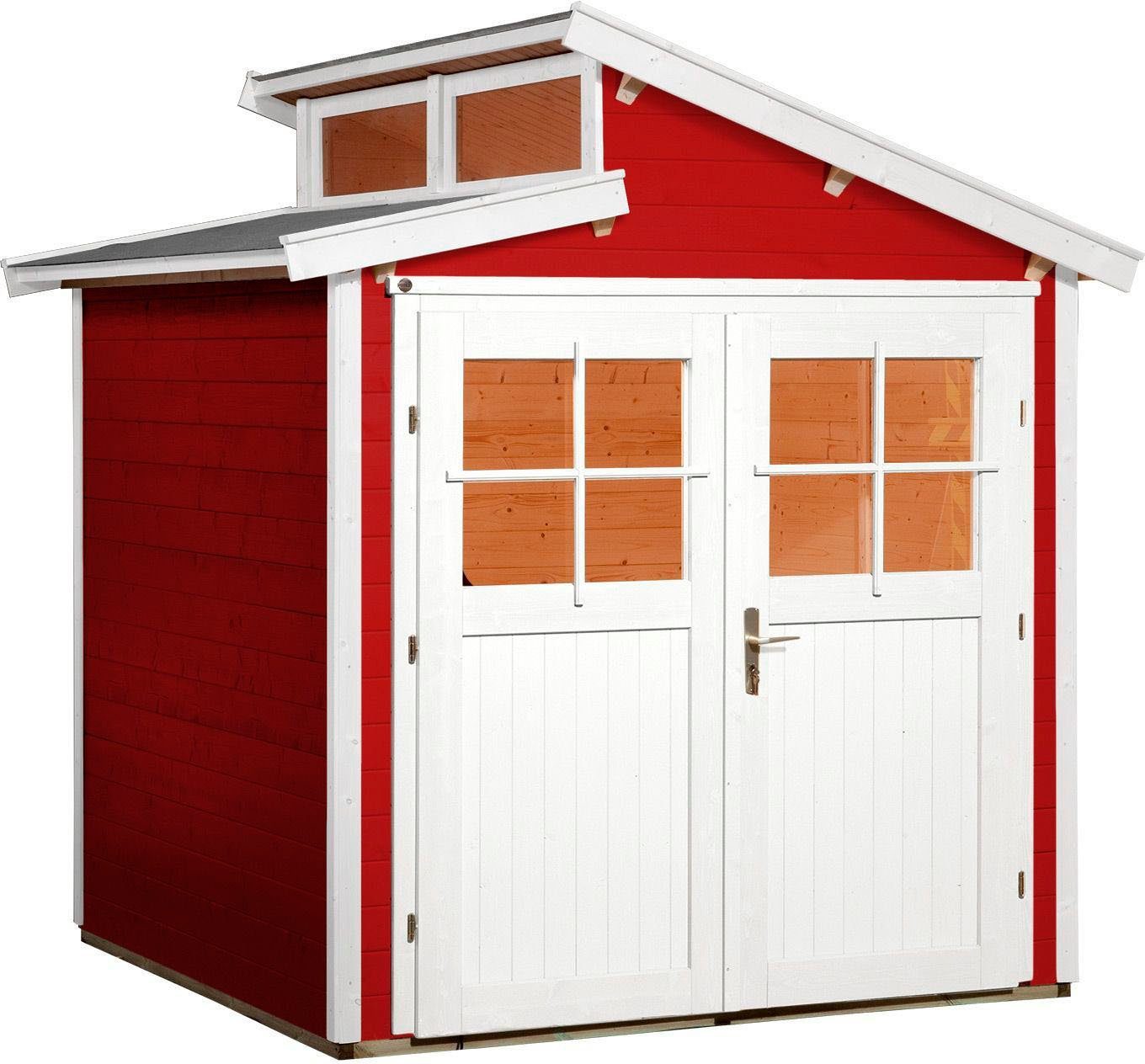 cm 237x231 schwedenrot, 226 Gartenhaus mm, Gr.1, weka 21 BxT: