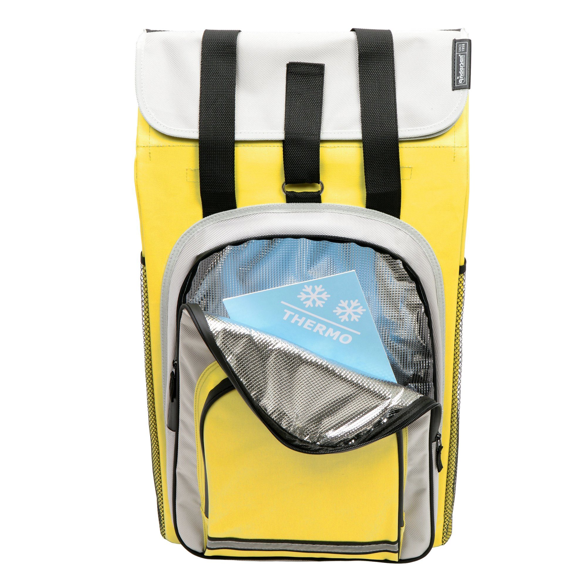Andersen Einkaufstrolley Andersen Shopper Tasche in Khaki Hydro 2.0 Gelb, oder Grau