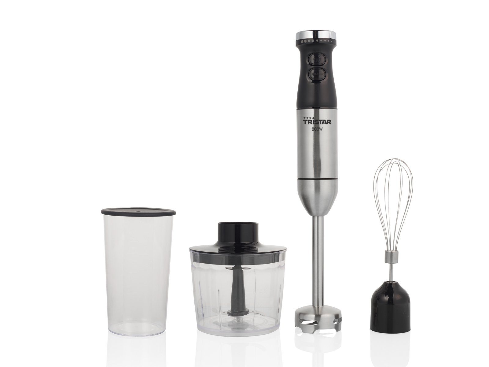 Tristar Блендери, 800 W, SET Power Hand Küchen-Mixer Zauberstab Mix-Stab Schneebesen, Zerhacker