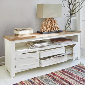 Mirabeau Kommode Sideboard Yukon antikweiß/braun