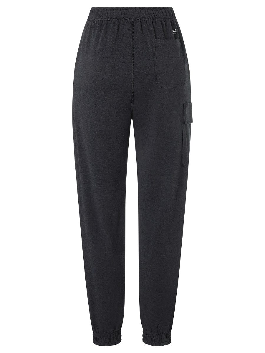 SUPER.NATURAL Funktionshose für Damen, Merino W SOLUTION DWR SWEATPANT wasserabweisend