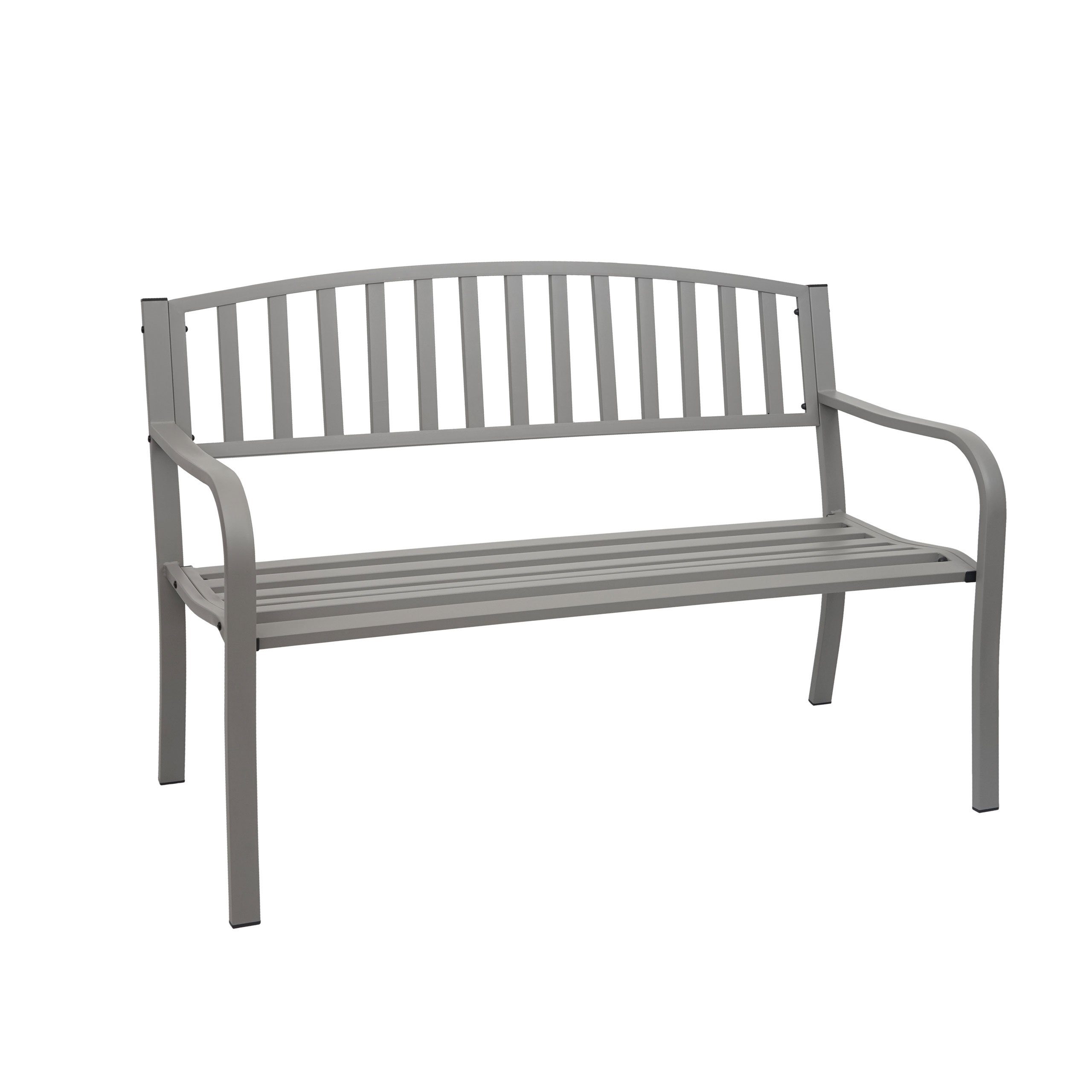 MCW Gartenbank MCW-F43-2, für den Innen- und Außenbereich, 2 Sitzplätze, Armlehne, Bodenschoner